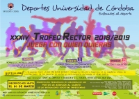 Las inscripciones para el Trofeo Rector permanecern abiertas hasta el 20 de marzo