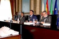 De izquierda a derecha, Antonio Arenas, Jos Carlos Gmez Villamandos y Salvador Blanco Rubio
