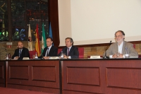 De izquierda a derecha, Enrique Quesada, Jos Carlos Gmez Villamandos, Alfonso Garca- Ferrer y Rafael Navarro.