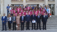 Fotografía de familia de la inauguración del campus científico del ceiA3