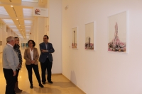 Un momento de la cesin de la obra
