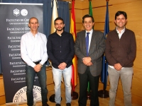 De izq. a dcha. Alberto Redondo, Javier Reyes, Manuel Blázquez y Antonio Gomera 