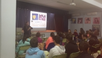 La Ctedra Leonor de Guzmn clausura el ciclo de conferencias en institutos de la provincia para prevenir la violencia de gnero en la adolescencia.