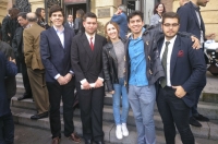 Presidentes de Consejos de Estudiantes en el último acto de toma de posesión.