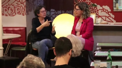 Teresa Roldán y Marta Jiménez conversan sobre el podcast 'La firma de Dios'