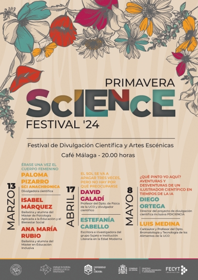 Cartel del Primavera Science Festival &#039;24